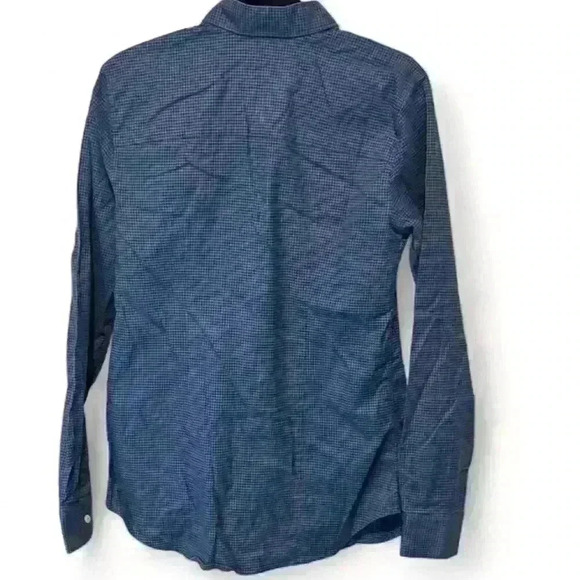 Southern Tide Boys Blue Checkered Long Sleeve Button-Up Shirt Size 2 - Picture 2 of 4